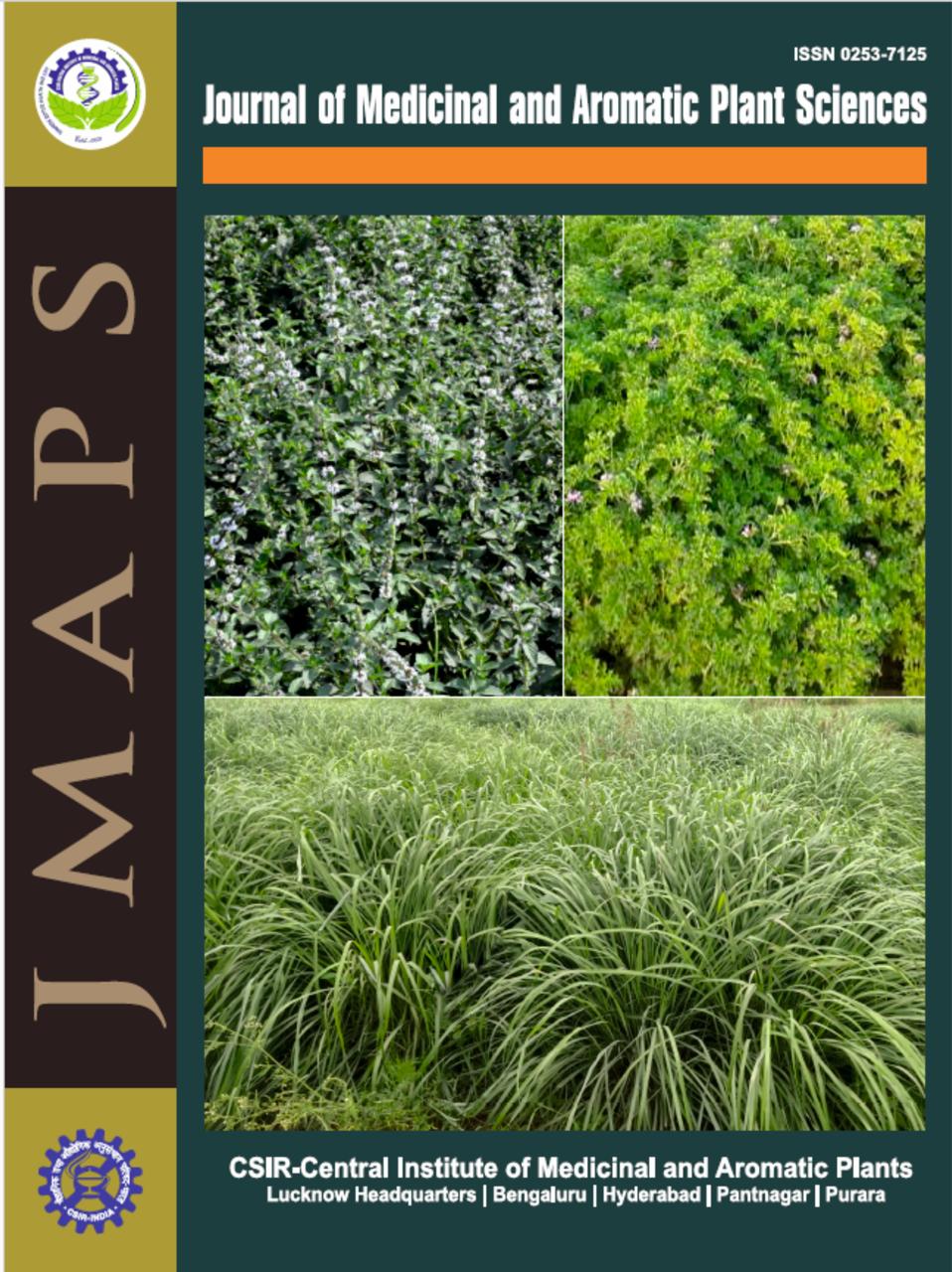 Journal of Medicinal and Aromatic Plant Sciences
